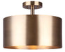 Canarm - ISF669B03GD - Three Light Semi-Flush Mount - Lola - Gold