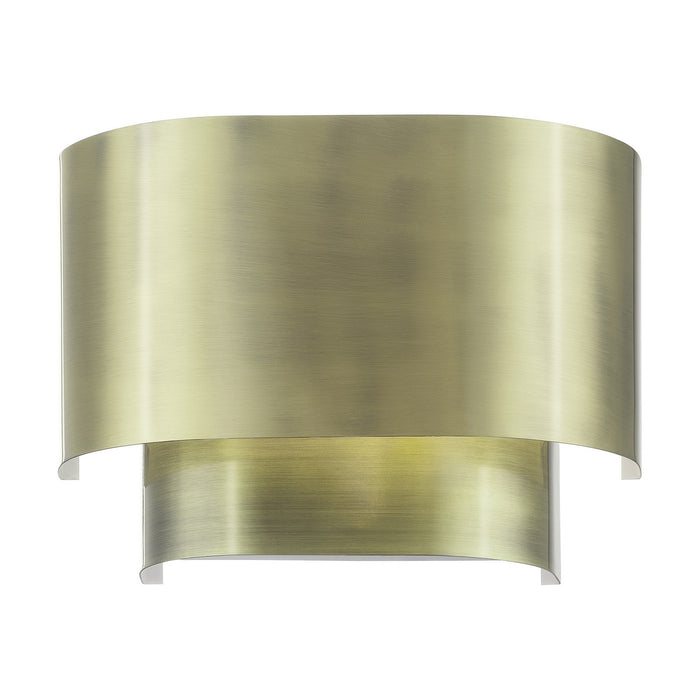Livex Lighting - 50299-01 - One Light Wall Sconce - Springview - Antique Brass