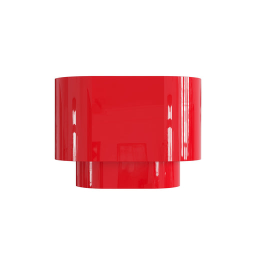 Springview One Light Wall Sconce Shiny Red
