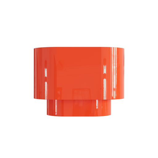 Springview One Light Wall Sconce Shiny Orange