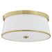 Quorum - 3203-20-80 - Four Light Ceiling Mount - Weir - Aged Brass