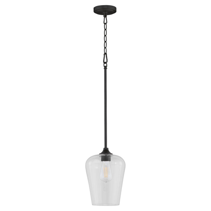 Quorum - 3313-59 - One Light Pendant - Raymond - Matte Black