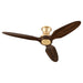 Quorum - 39563-80 - 56 Inch  Ceiling Fan - Veleta - Aged Brass