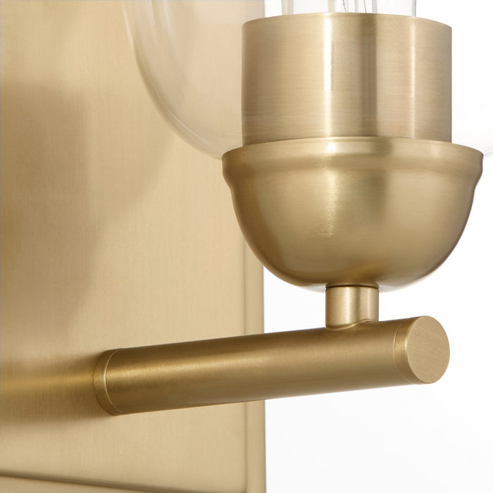 Quorum - 5112-1-80 - One Light Wall Mount - Wallinger - Aged Brass