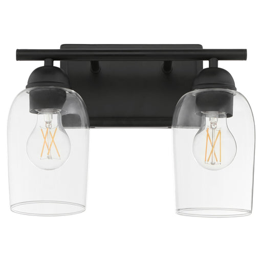 Wallinger Two Light Vanity Matte Black