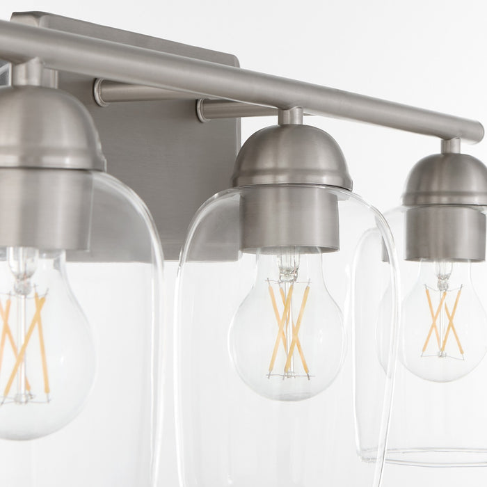 Quorum - 5112-3-65 - Three Light Vanity - Wallinger - Satin Nickel