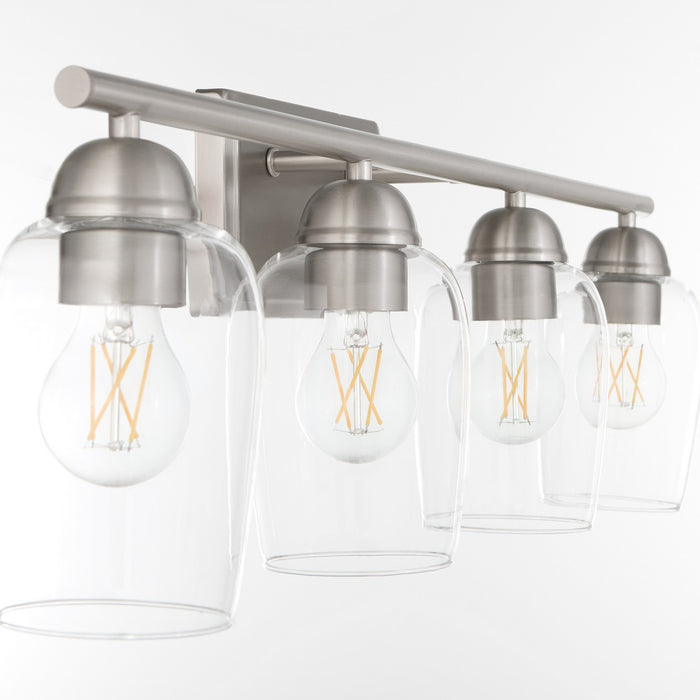 Quorum - 5112-4-65 - Four Light Vanity - Wallinger - Satin Nickel