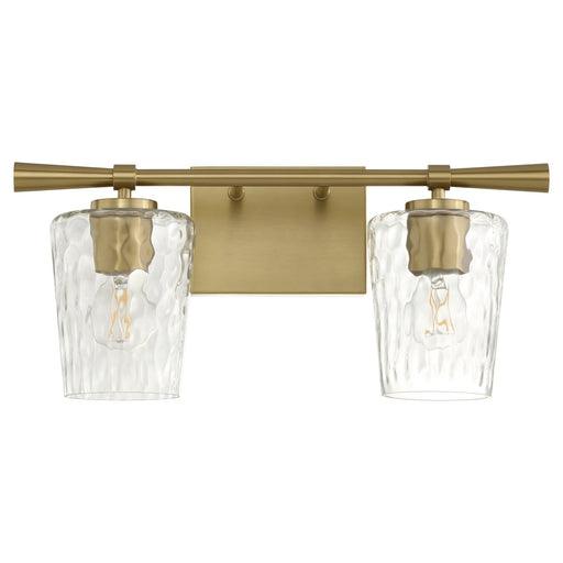 Goodwin Two Light Vanity Aged Brass