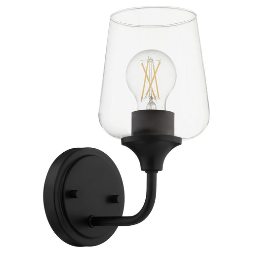 Raymond One Light Wall Mount Matte Black