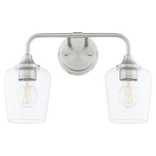 Raymond Two Light Vanity Satin Nickel