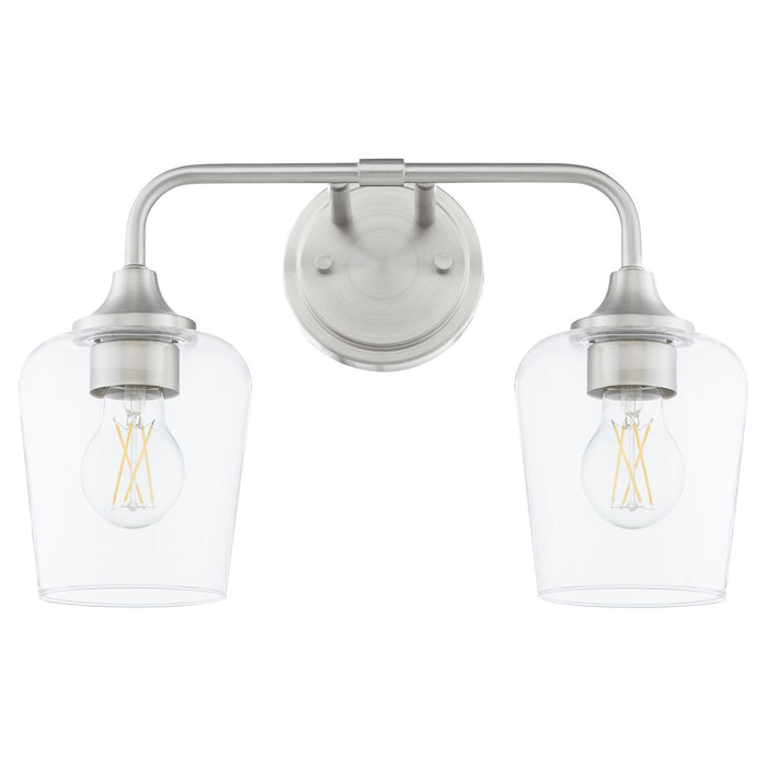 Quorum - 5313-2-65 - Two Light Vanity - Raymond - Satin Nickel