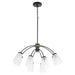 Quorum - 6077-8-59 - Eight Light Chandelier - Arpeggio - Matte Black