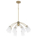 Quorum - 6077-8-80 - Eight Light Chandelier - Arpeggio - Aged Brass