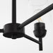 Quorum - 6112-3-59 - Three Light Chandelier - Wallinger - Matte Black