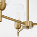Quorum - 6112-3-80 - Three Light Chandelier - Wallinger - Aged Brass