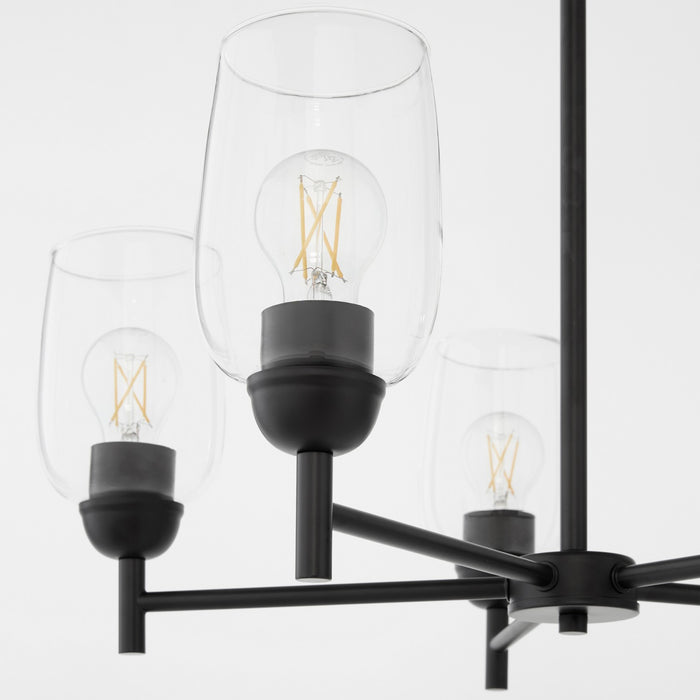 Quorum - 6112-5-59 - Five Light Chandelier - Wallinger - Matte Black