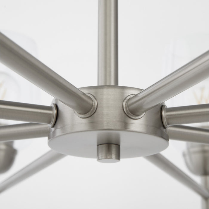 Quorum - 6112-8-65 - Eight Light Chandelier - Wallinger - Satin Nickel