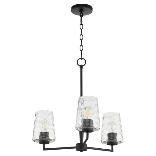 Goodwin Three Light Chandelier Matte Black