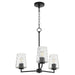 Quorum - 6204-3-59 - Three Light Chandelier - Goodwin - Matte Black