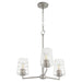 Quorum - 6204-3-65 - Three Light Chandelier - Goodwin - Satin Nickel