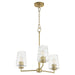 Quorum - 6204-3-80 - Three Light Chandelier - Goodwin - Aged Brass