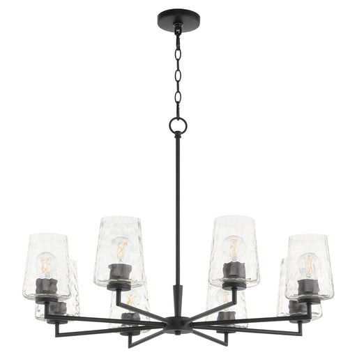 Goodwin Eight Light Chandelier Matte Black