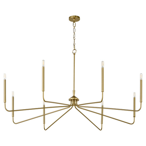 Quorum - 6238-8-80 - Eight Light Chandelier - Providence - Aged Brass