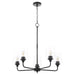 Quorum - 6313-5-59 - Five Light Chandelier - Raymond - Matte Black