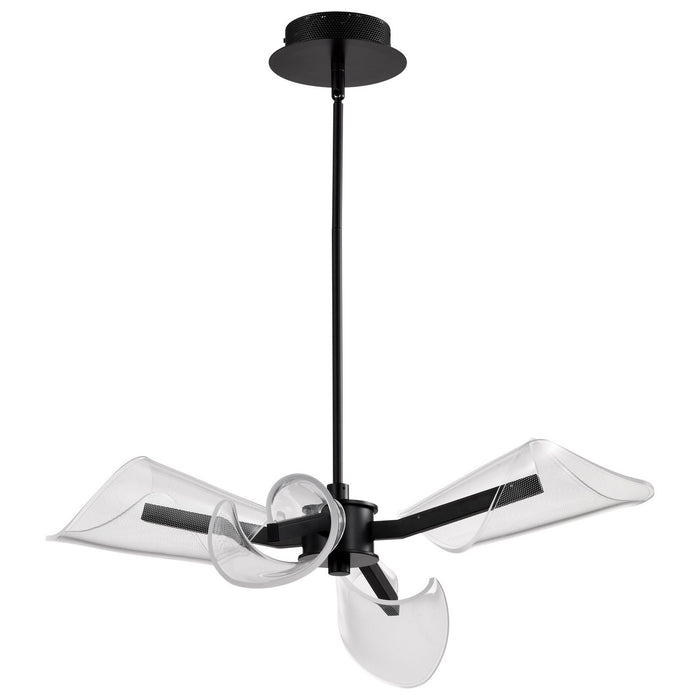 Nuvo Lighting - 62-2283 - LED Chandelier - Sedona - Matte Black