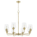 Quorum - 6313-8-80 - Eight Light Chandelier - Raymond - Aged Brass