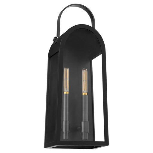 Rossi Two Light Wall Mount Matte Black