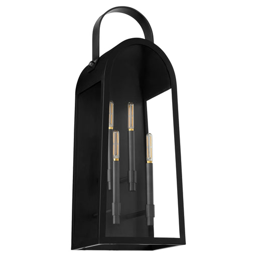Rossi Four Light Lantern Matte Black