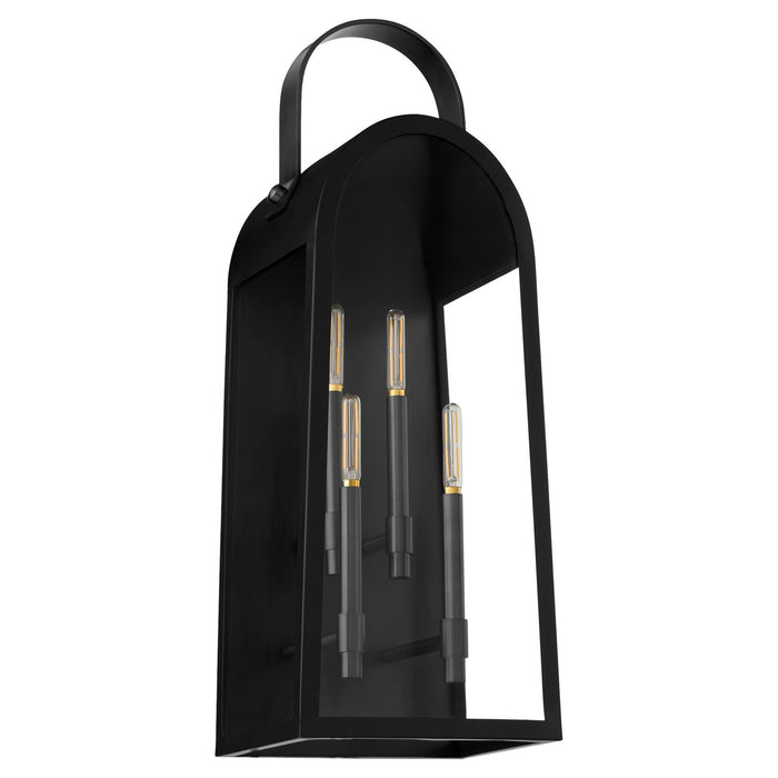Quorum - 72-30-59 - Four Light Lantern - Rossi - Matte Black