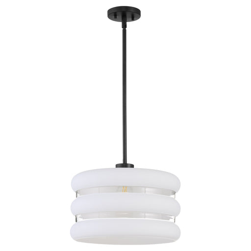 Gillis One Light Pendant Matte Black