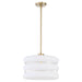 Quorum - 806-80 - One Light Pendant - Gillis - Aged Brass