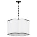 Quorum - 8228-4-59 - Four Light Pendant - Belinder - Matte Black