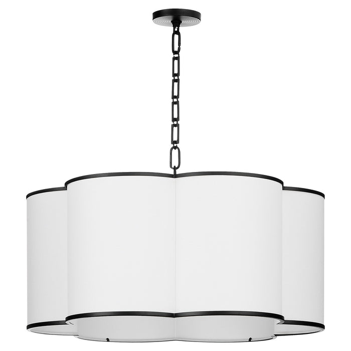 Quorum - 8228-6-59 - Six Light Pendant - Belinder - Matte Black