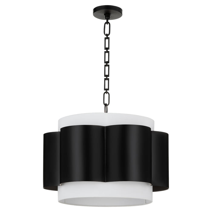 Quorum - 8229-4-59 - Four Light Pendant - Belinder - Matte Black