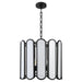 Quorum - 824-4-59 - Four Light Pendant - Belleview - Matte Black