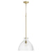 Quorum - 8832-80 - One Light Pendant - Aged Brass
