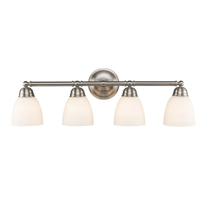Trans Globe Imports - 3358 BN - Four Light Vanity Bar - Ardmore - Brushed Nickel