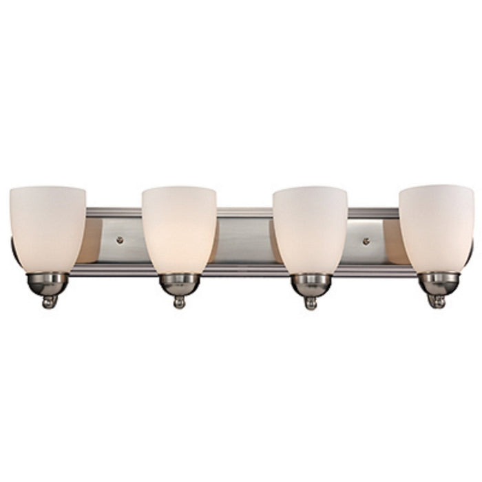 Trans Globe Imports - 3504-1 PC - Four Light Vanity Bar - Clayton - Polished Chrome