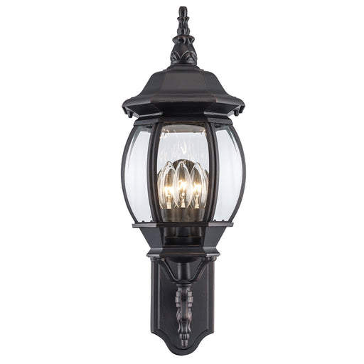 Francisco Three Light Wall Lantern Rust