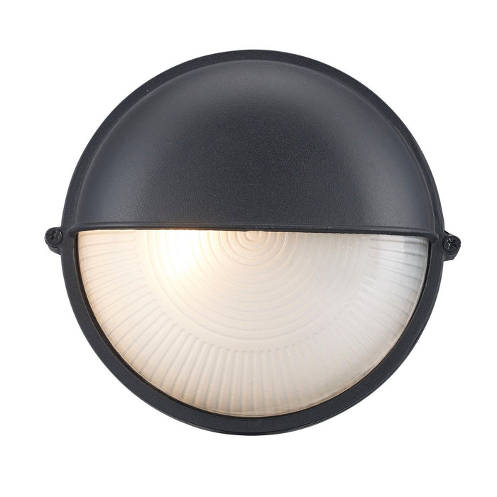 Trans Globe Imports - 4121 BK - One Light Bulkhead - Mesa II - Black
