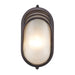 Trans Globe Imports - 4124 RT - One Light Bulkhead - Fringe - Rust