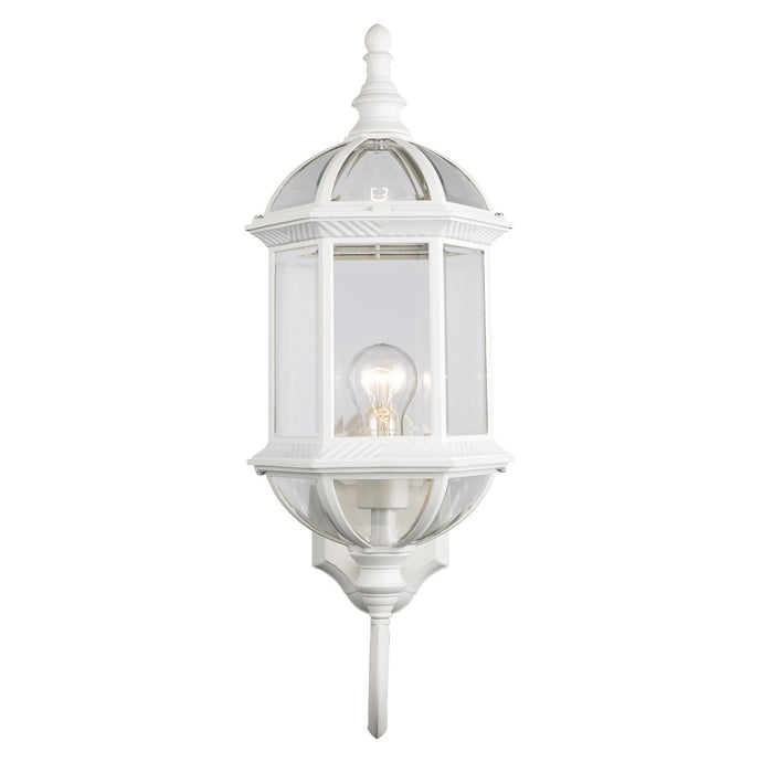 Trans Globe Imports - 4180 WH - One Light Wall Lantern - Wentworth - White