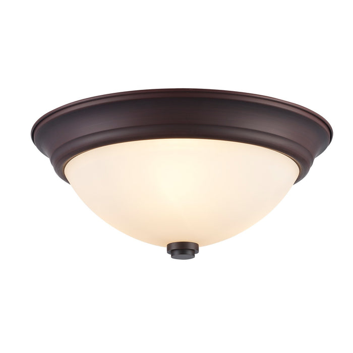 Trans Globe Imports - 70526-15 ROB - Three Light Flushmount - Mod Pod - Rubbed Oil Bronze