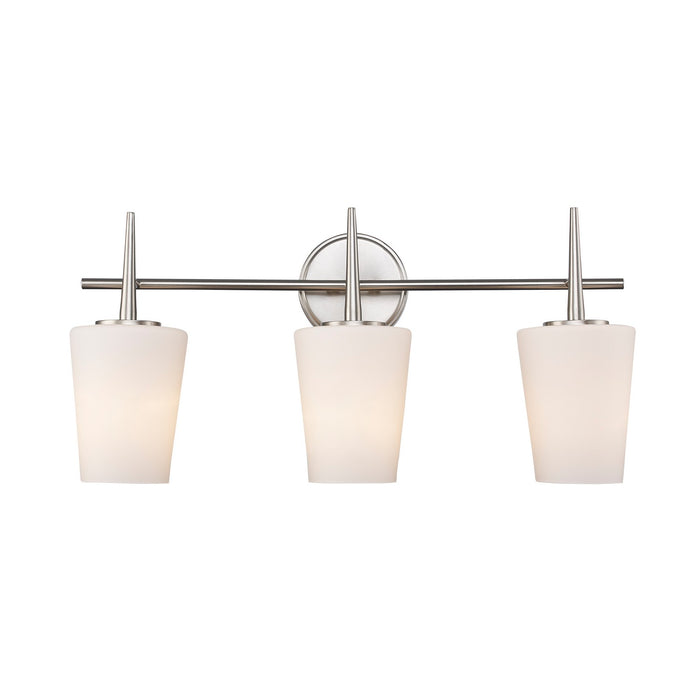 Trans Globe Imports - 71893 BN - Three Light Vanity - Brushed Nickel