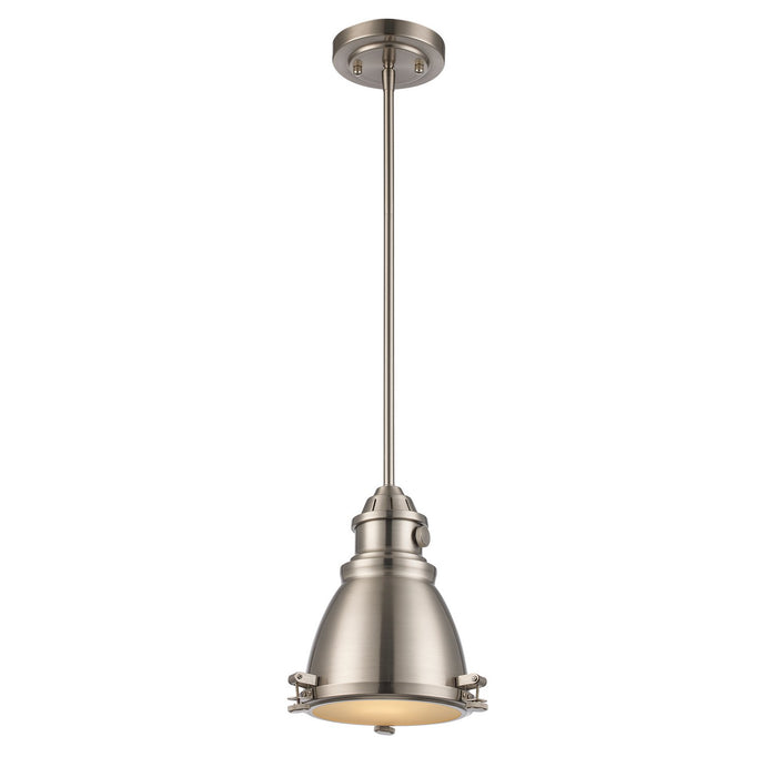 Trans Globe Imports - PND-1004 BN - One Light Pendant - Brushed Nickel