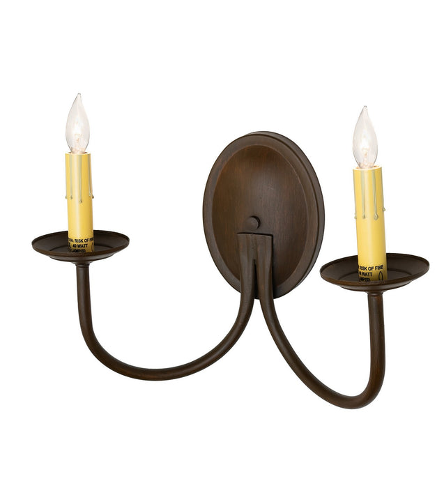 Meyda Tiffany - 118552 - Two Light Wall Sconce - Classic - Rustic Iron